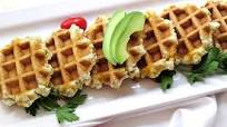 Savory Sage and Cheddar Waffles Savory Sage and Cheddar Waffles