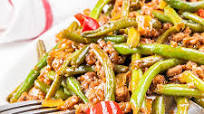Green Beans and Ground Beef Stir Fry Green Beans and Ground Beef Stir Fry