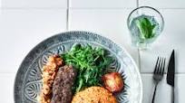 Turkish Mixed Grill With Bulgur Pilaf Turkish Mixed Grill With Bulgur Pilaf