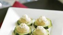 Cucumber Rounds with Hummus & Yogurt Cucumber Rounds with Hummus & Yogurt