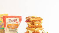 Gluten Free Quinoa Almond and Flax Waffles with Pistachio Cream and Strawberry Rhubarb Rose Compote Gluten Free Quinoa Almond and Flax Waffles with Pistachio Cream and Strawberry Rhubarb Rose Compote