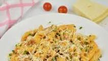 Pasta With Pork Mince, Mushrooms and Double Cream Pasta With Pork Mince, Mushrooms and Double Cream