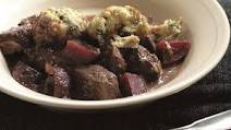 Beef and Beetroot Casserole with Watercress Dumplings Beef and Beetroot Casserole with Watercress Dumplings