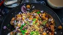 Chole Aloo Tikki Chaat Chole Aloo Tikki Chaat