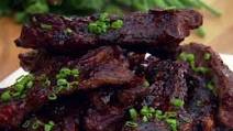 Spice Rubbed Grilled American Bison Short Ribs with Orange Honey Chipotle BBQ Sauce Spice Rubbed Grilled American Bison Short Ribs with Orange Honey Chipotle BBQ Sauce