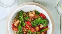 Chilli chicken with peanut noodles Chilli chicken with peanut noodles