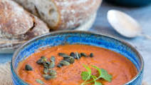 Pressure cooker easy tomato soup - dump & start {Vegan, GF} Pressure cooker easy tomato soup - dump & start {Vegan, GF}