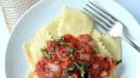 Four Cheese Ravioli with Homemade Marinara Sauce Four Cheese Ravioli with Homemade Marinara Sauce