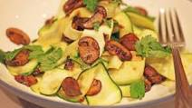 AIP Zucchini Pappardelle with Mushrooms AIP Zucchini Pappardelle with Mushrooms
