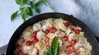 Caprese Orzo with Shrimp Caprese Orzo with Shrimp