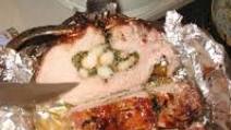 Seafood Stuffed Pork Tenderloin with Shrimp S Seafood Stuffed Pork Tenderloin with Shrimp S