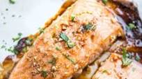 Baked Honey Garlic Salmon Baked Honey Garlic Salmon