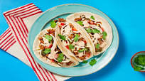 Pork Carnitas Tacos with Pickled Onion & Monterey Jack Cheese Pork Carnitas Tacos with Pickled Onion & Monterey Jack Cheese