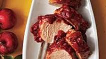 ROAST PORK TENDERLOIN WITH PLUM BARBECUE SAUCE ROAST PORK TENDERLOIN WITH PLUM BARBECUE SAUCE
