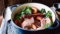 Slow cooker Chinese spiced pork belly with plums recipe Slow cooker Chinese spiced pork belly with plums recipe