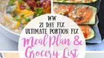 Meal Plan & Grocery List {Week of 8/31/20} | 21 Day Fix Meal Plan | WW Meal Plan Meal Plan & Grocery List {Week of 8/31/20} | 21 Day Fix Meal Plan | WW Meal Plan