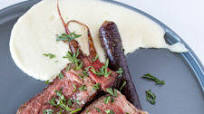 Rosemary & Turmeric Tomahawk Steak, Roasted Carrots and Parsnip Puree Rosemary & Turmeric Tomahawk Steak, Roasted Carrots and Parsnip Puree