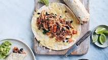 Mexican chicken & black bean wraps Mexican chicken & black bean wraps