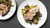 Sheet Pan Mustard-Glazed Pork Tenderloin Sheet Pan Mustard-Glazed Pork Tenderloin