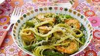 Shrimp Pesto Pasta Shrimp Pesto Pasta