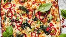 Loaded Vegetable Detroit-Style Pizza Loaded Vegetable Detroit-Style Pizza