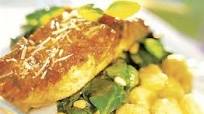 Salmon Puttanesca Over Spinach Salmon Puttanesca Over Spinach