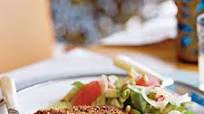 Za'atar-Crusted Chicken Schnitzel Za'atar-Crusted Chicken Schnitzel