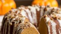 Pumpkin Bundt Cake with Maple Pecan Glaze Pumpkin Bundt Cake with Maple Pecan Glaze