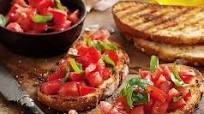 Brusketa su pomidorais Brusketa su pomidorais