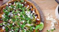 Taco Pizza al Pastor with Tomatillo Salsa Taco Pizza al Pastor with Tomatillo Salsa