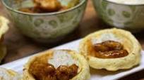 Savory Waffle Mini Bowls Savory Waffle Mini Bowls