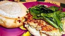 Jammin Salmon Burgers With Dill Mayo Jammin Salmon Burgers With Dill Mayo