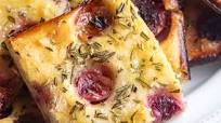 Giada's Grape and Rosemary Focaccia Recipe Giada's Grape and Rosemary Focaccia Recipe