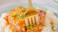 CROCK POT HONEY GARLIC CHICKEN THIGHS CROCK POT HONEY GARLIC CHICKEN THIGHS
