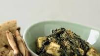Curried Spinach with Fresh Cheese (Saag Paneer) Curried Spinach with Fresh Cheese (Saag Paneer)