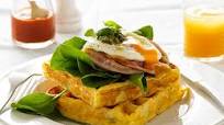 Corn and Crispy Bacon Waffle Corn and Crispy Bacon Waffle