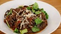 Black Bean Pasta Black Bean Pasta with Spinach & Marinara Black Bean Pasta Black Bean Pasta with Spinach & Marinara
