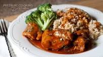 Spicy Honey Garlic Chicken in the Pressure Cooker Spicy Honey Garlic Chicken in the Pressure Cooker