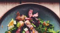 Grilled beef heart for the simplest salad Grilled beef heart for the simplest salad