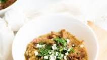 Chili with Fried Carnitas in Chile Verde Sauce Chili with Fried Carnitas in Chile Verde Sauce