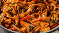 Vegan Thai Drunken Noodles (Pad Kee Mao) Vegan Thai Drunken Noodles (Pad Kee Mao)