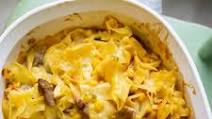 Saucy Pork and Noodle Bake Saucy Pork and Noodle Bake