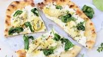 Spinach Artichoke Pizza Bianca Recipe (Grilled) Spinach Artichoke Pizza Bianca Recipe (Grilled)