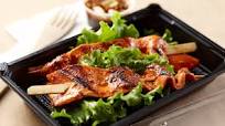 Korean Style Alaska Salmon Belly Skewers Korean Style Alaska Salmon Belly Skewers