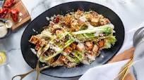 Grilled Caesar Salad with Smoky Tofu & Roasted Tomato Pilaf Grilled Caesar Salad with Smoky Tofu & Roasted Tomato Pilaf