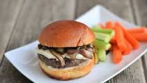 Mushroom Beef Burger Mushroom Beef Burger