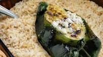 Chiles rellenos horneados Chiles rellenos horneados