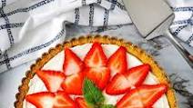 Strawberry Mascarpone Tart | Low Carb, THM S, Gluten Free Strawberry Mascarpone Tart | Low Carb, THM S, Gluten Free