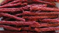 Pepperoni Jerky on the Nesco Snackmaster Pro Pepperoni Jerky on the Nesco Snackmaster Pro