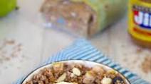 Overnight Bulgur Breakfast Bowls with Pears and Blueberries Overnight Bulgur Breakfast Bowls with Pears and Blueberries